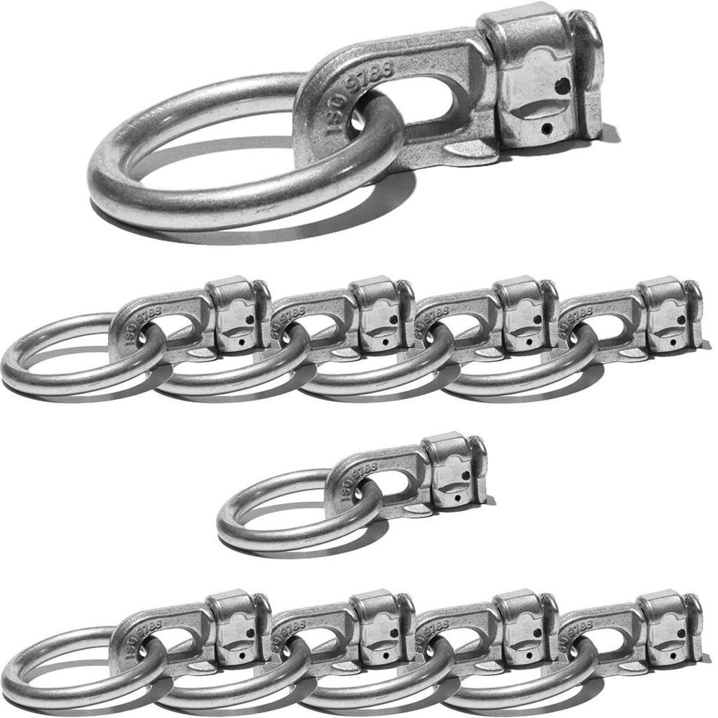 Safetytex Doppel Endfitting für Airlineschiene 10 Stück