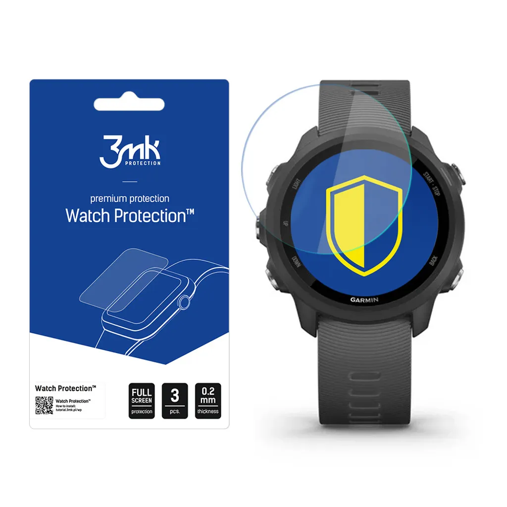 Garmin Forerunner 245 - Protezione orologio 3Mk Vetro flessibile