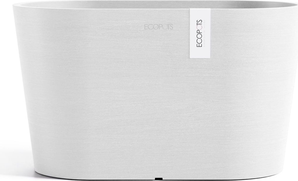 Ecopots Tokyo 30 Blumentopf - L 30 cm x B 17 cm x H 17 cm - Innen- und Außenbereich