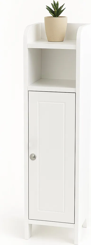 Relaxdays Mobile Bagno Bianco - Arredo Shabby Chic e Moderno - 1
