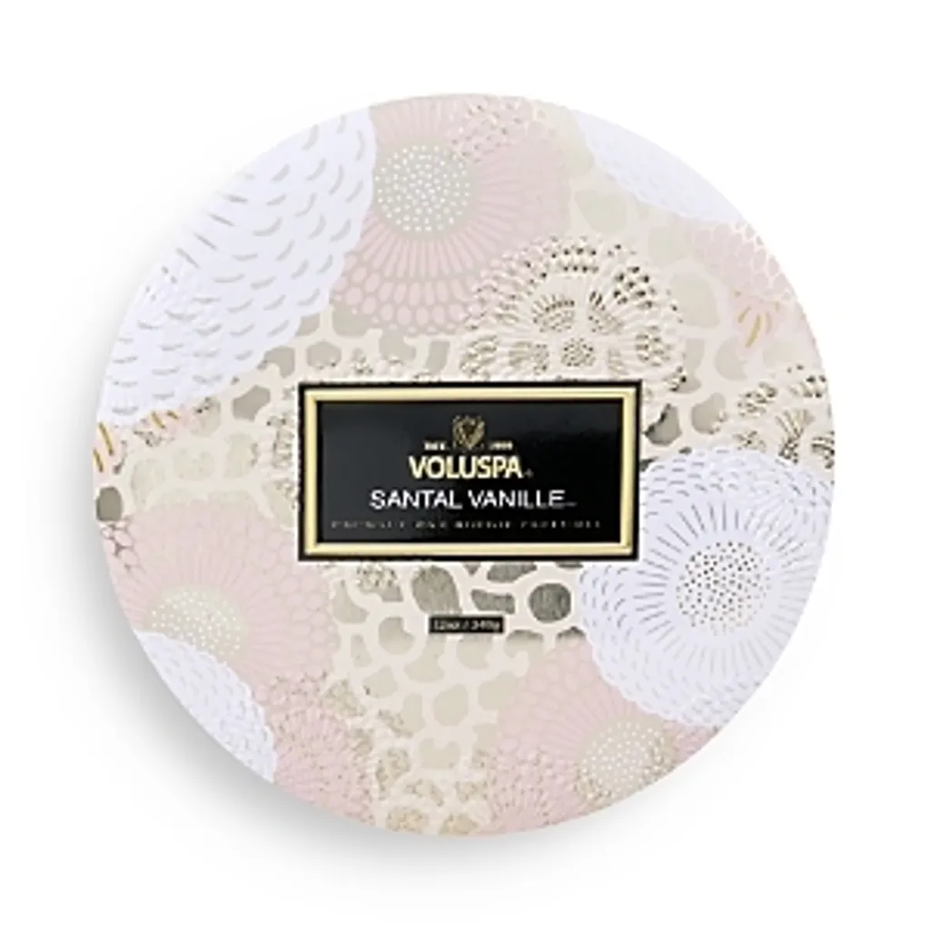 VOLUSPA Bougie Parfumée Santal Vanille 340g Ambiance Zen et Relax