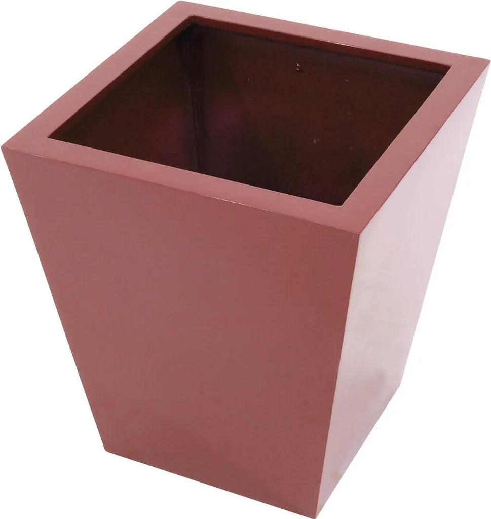 Cache-pot Rouge Brillant Europalms 50cm : Le Choix Déco Robuste 83011868