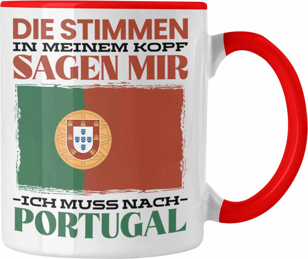 Trendation - Portugal Tasse Geschenk für Portugiesen Urlaub Produktbild 