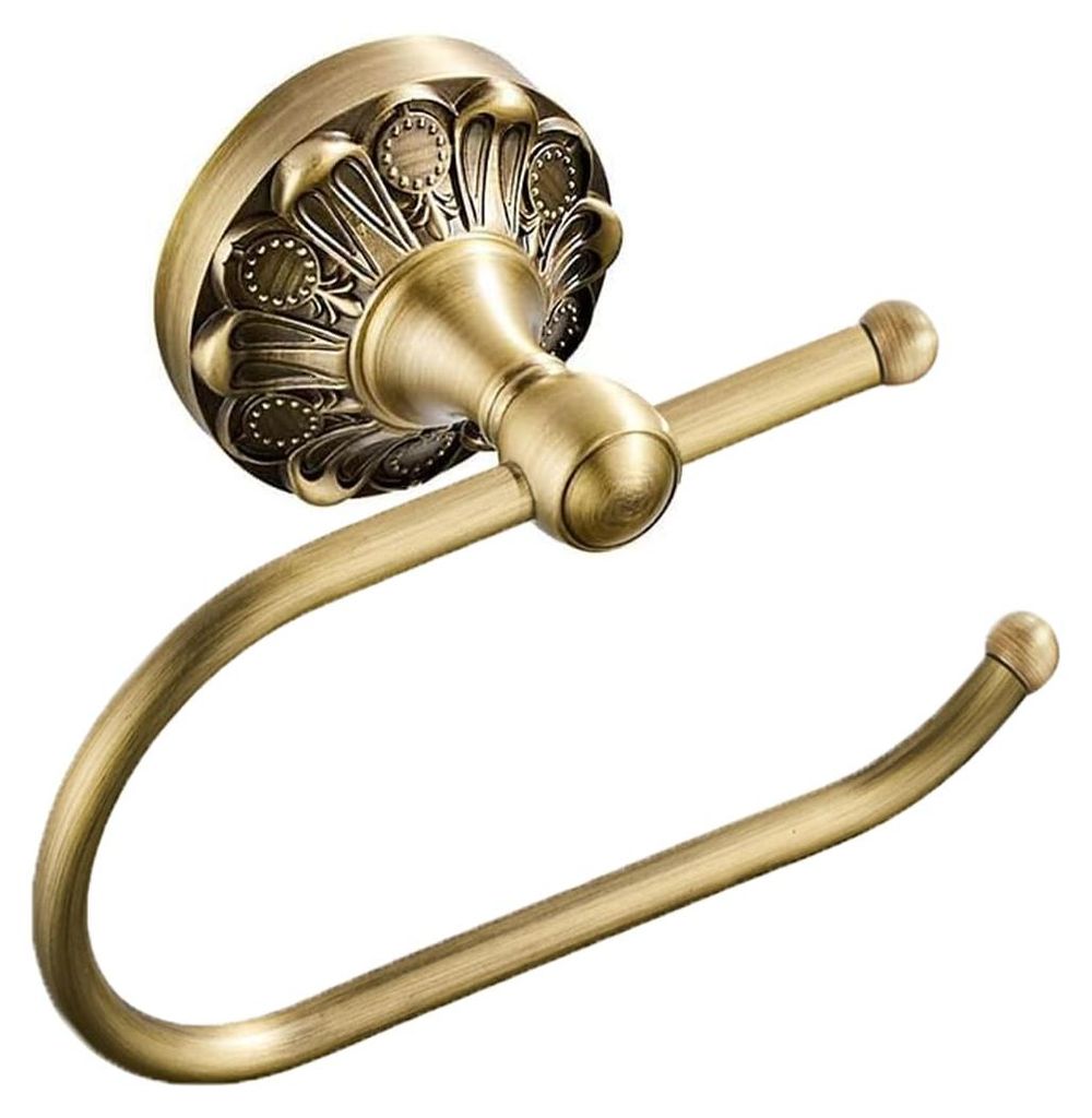 Celbon Toilettenpapierhalter aus gebürsteter Bronze, zur Wandmontage, 18,5 cm, Edelstahl, für Bad oder Küche, Vintage-Design (gebürstete Bronze)