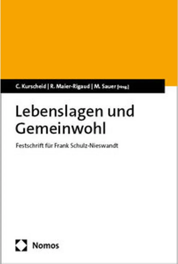 Essai Lebenslagen und Gemeinwohl en édition académique reliée premium