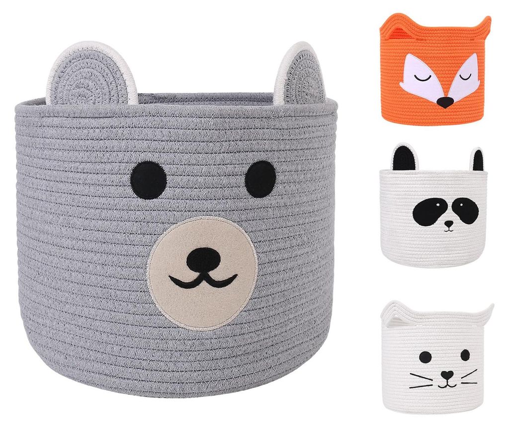 Aufbewahrungskorb für Kinder – Multifunktionale Spielzeugaufbewahrungsbox und Wäschekorb für Kinderzimmer – Geeignet für Kallax – Ideal f...
