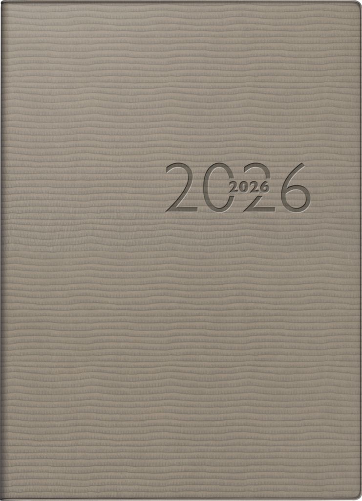 2026 Rido Taschenkalender perfect/Technik I A6 grau Produktbild 