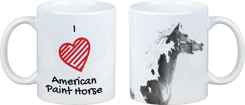 American Paint Horse - Tasse mit Pferd, niedliche Tasse mit Grafik, Geschenk mit Ihrem Foto von der Marke Art-Dog