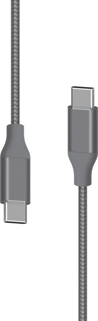 Câble USB-C robuste Xlayer Premium Metallic 1,5 m gris pour PC et Mac