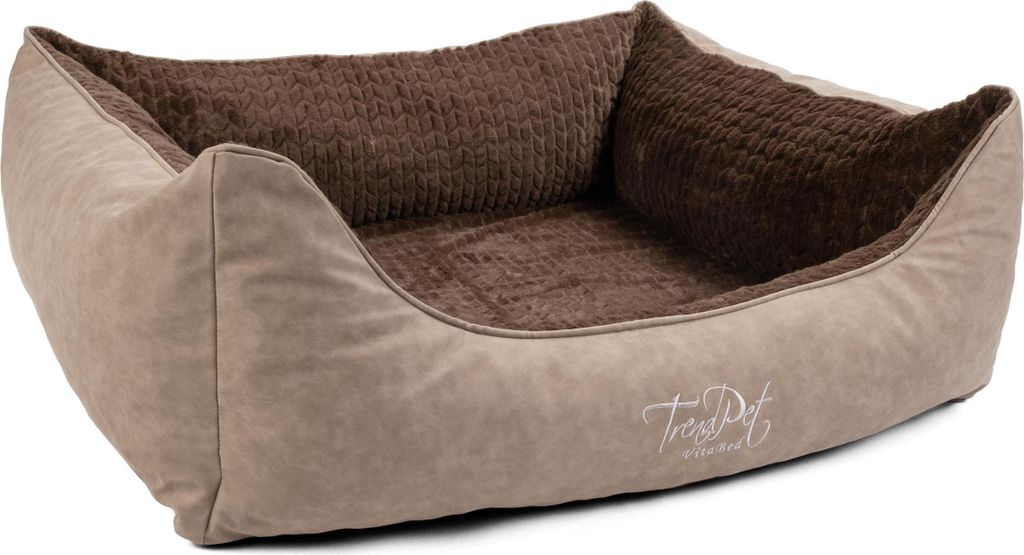 TrendPet VitaBed Style orthopädisches Hundebett braun Produktbild 