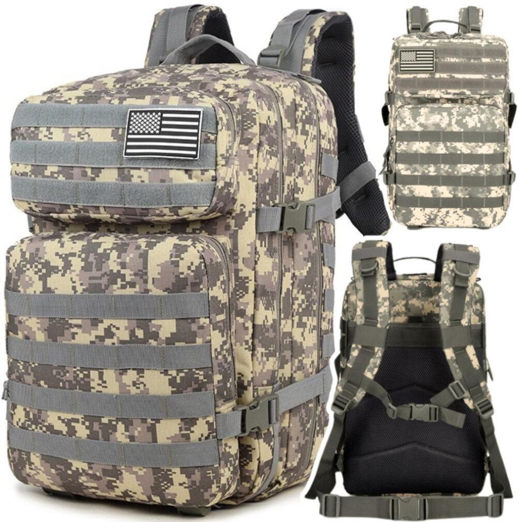 Leantoys Plecak wojskowy Lean 14404 do 20 l szary