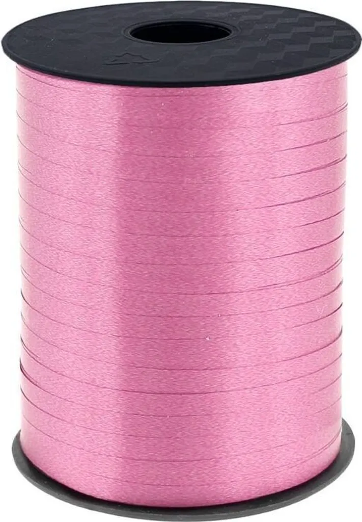 Bolduc rose pastel 5mm x 458m : ruban de décoration pour fleuriste