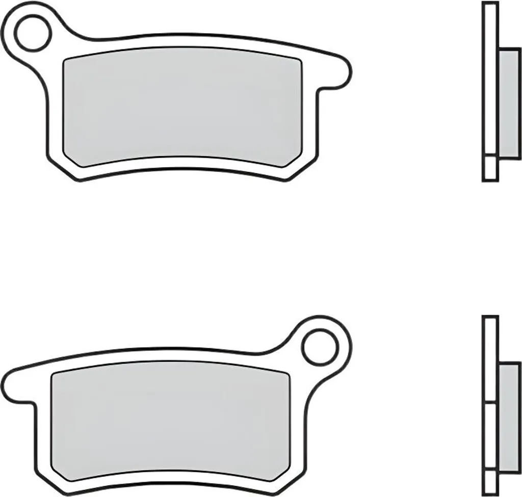Plaquettes de frein frittées MX et ATV Brembo 07GR69 homologuées KBA