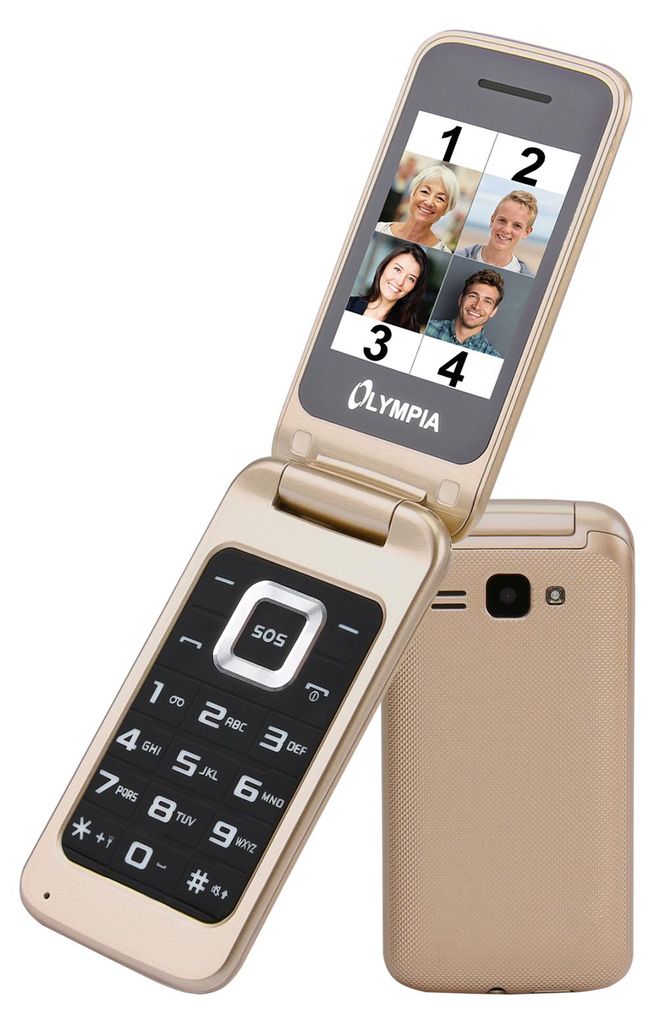 Olympia Luna, Klappgehäuse, Dual-SIM, 6,1 cm (2.4"), Produktbild 