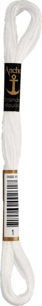 Anchor Sticktwist 4635000-00001 hochweiß Stickgarn, 100 % Produktbild 