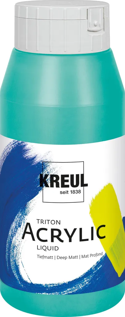 Peinture Acrylique pour Street Art et Toile Turquoise Cobalt 750 ml
