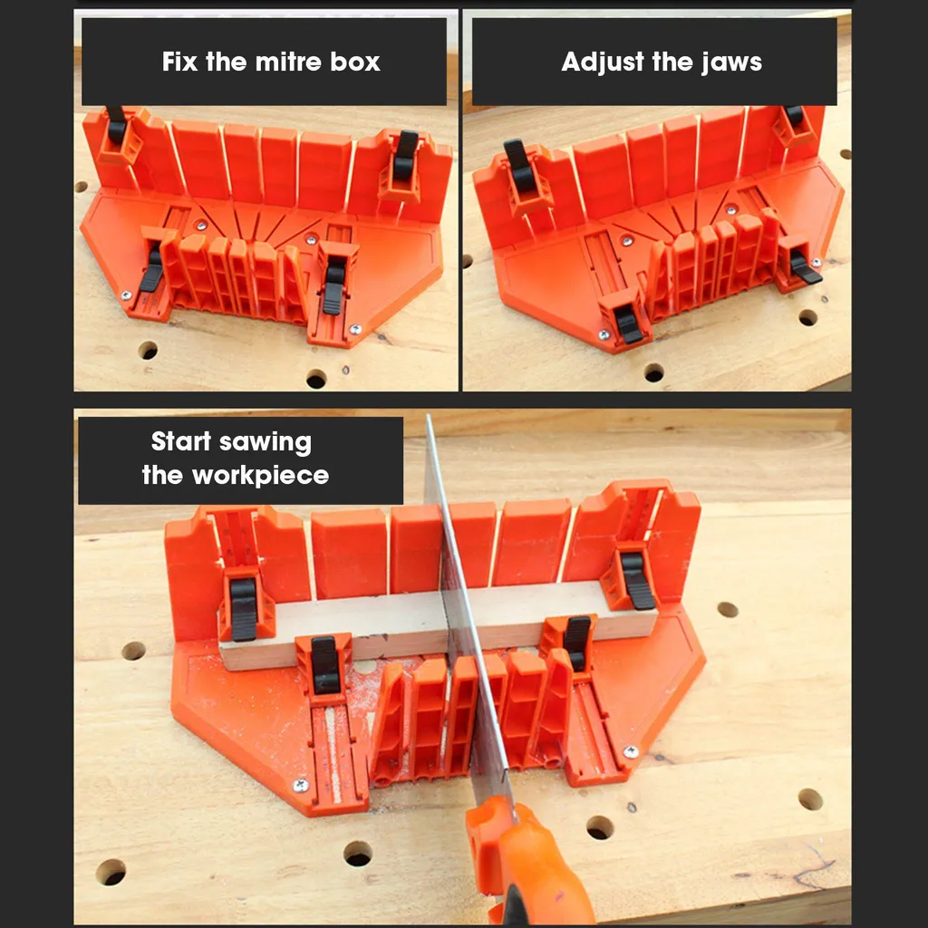 Boîte à onglets avec blocage pour réussir toutes vos coupes d'angles