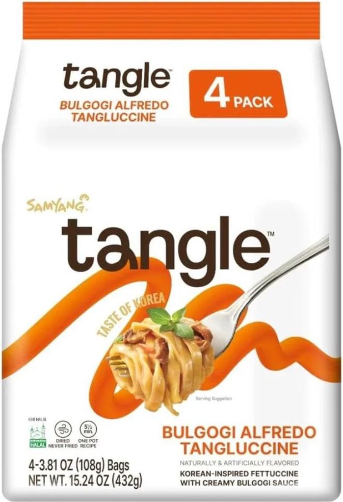Samyang Tangle Bulgogi Alfredo 432g (108g x 4) Produktbild 