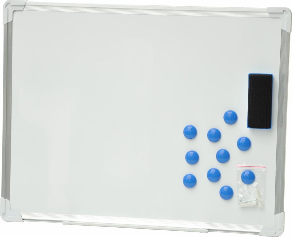 Whiteboard Magnetboard 60x45 cm inkl. Zubehör