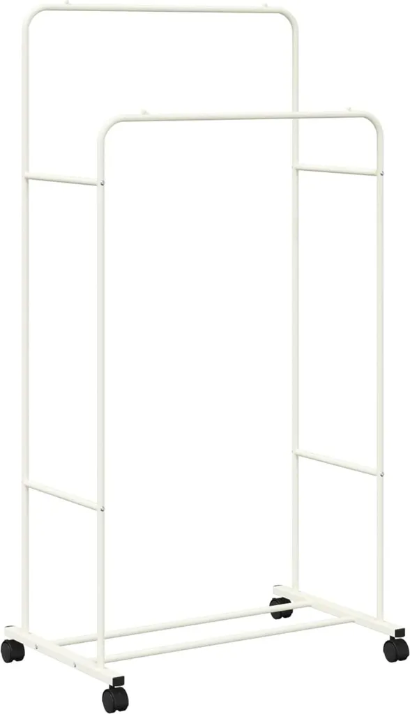 SYFAX™ Appendiabiti Bianco Economico 80cm - Stand Vestiti Camera