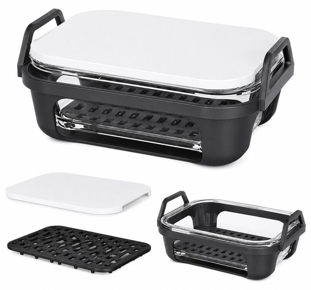 4-teiliges Glas-Auflaufform Set für Ninja AF500EU/AF400EU – Produktbild 