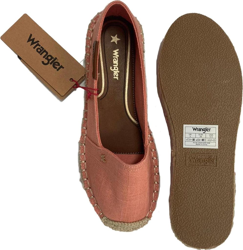 Wrangler Damen Espadrilles Rosa 20241049-43B Grösse 41