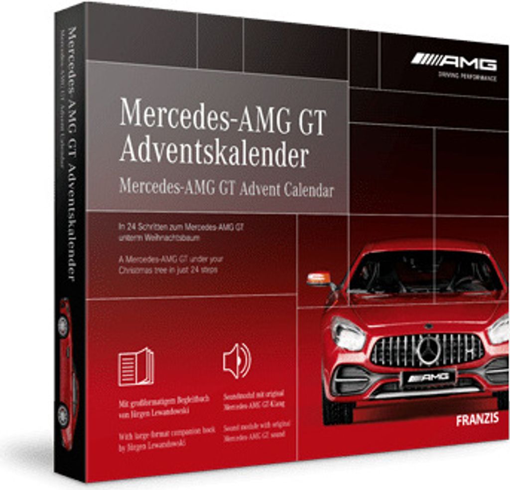 Franzis Verlag Mercedes-AMG GT Adventskalender, Produktbild 