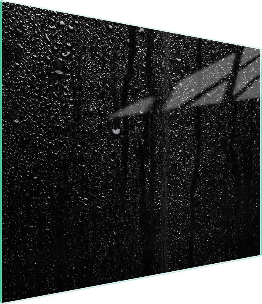 Glasschneidebrett 52x30 Schwarz