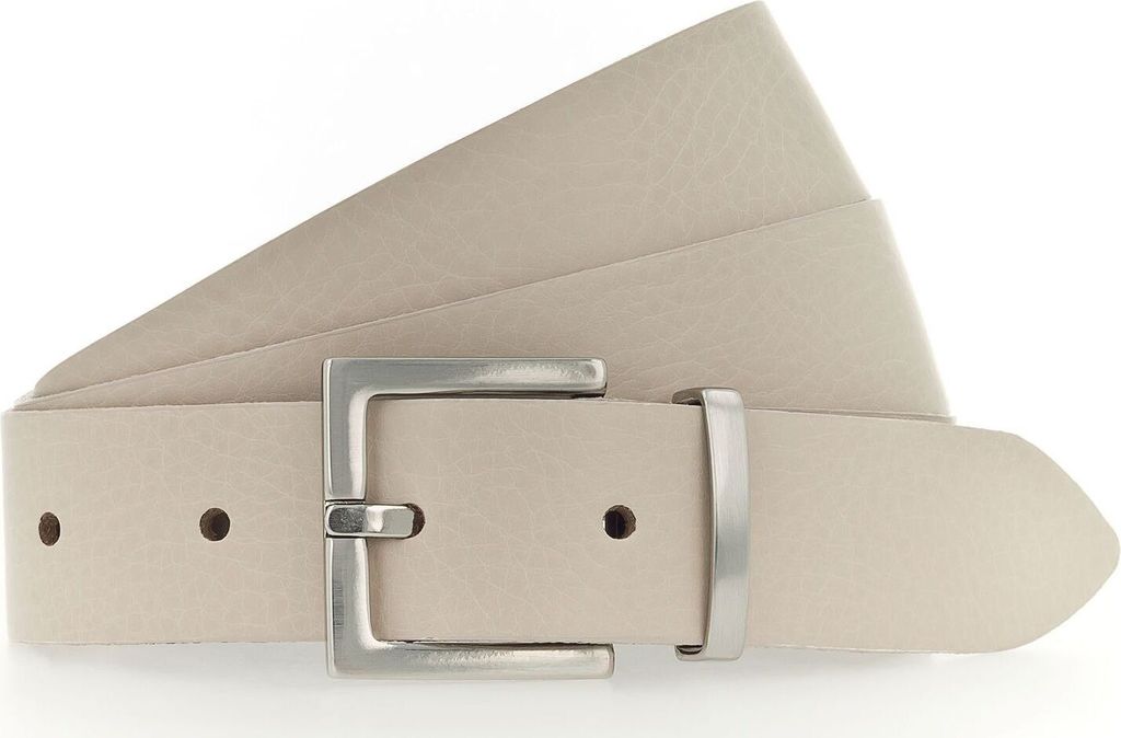 Vanzetti Leder Gürtel 30mm Slim Belt W75 Cream creme