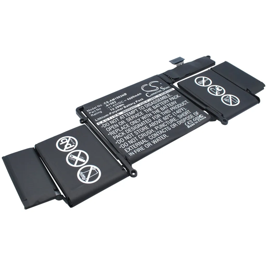 Batterie pour Apple MacBook Pro 13 2015 Retina A1502 de 6500mAh