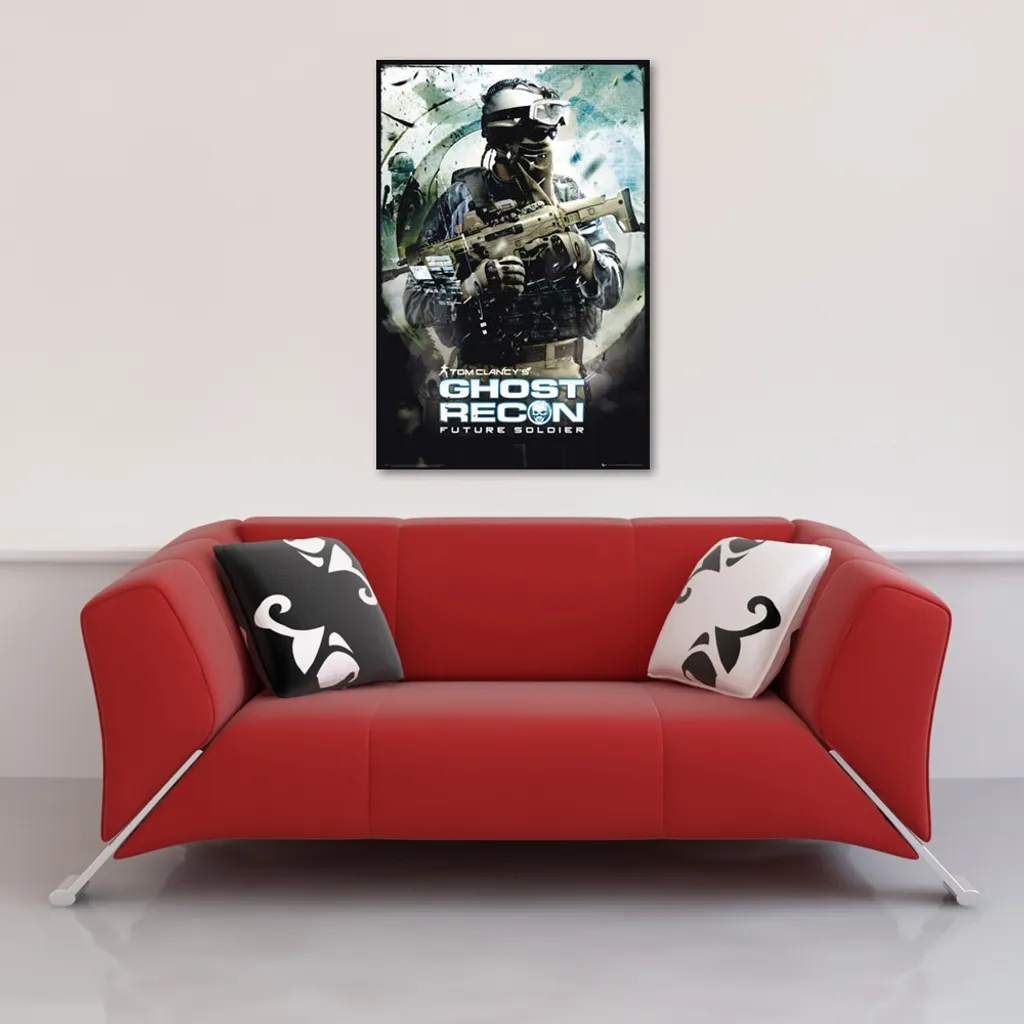 Affiche Murale Ghost Recon Future Soldier et Kit de Fixation en Métal - 2