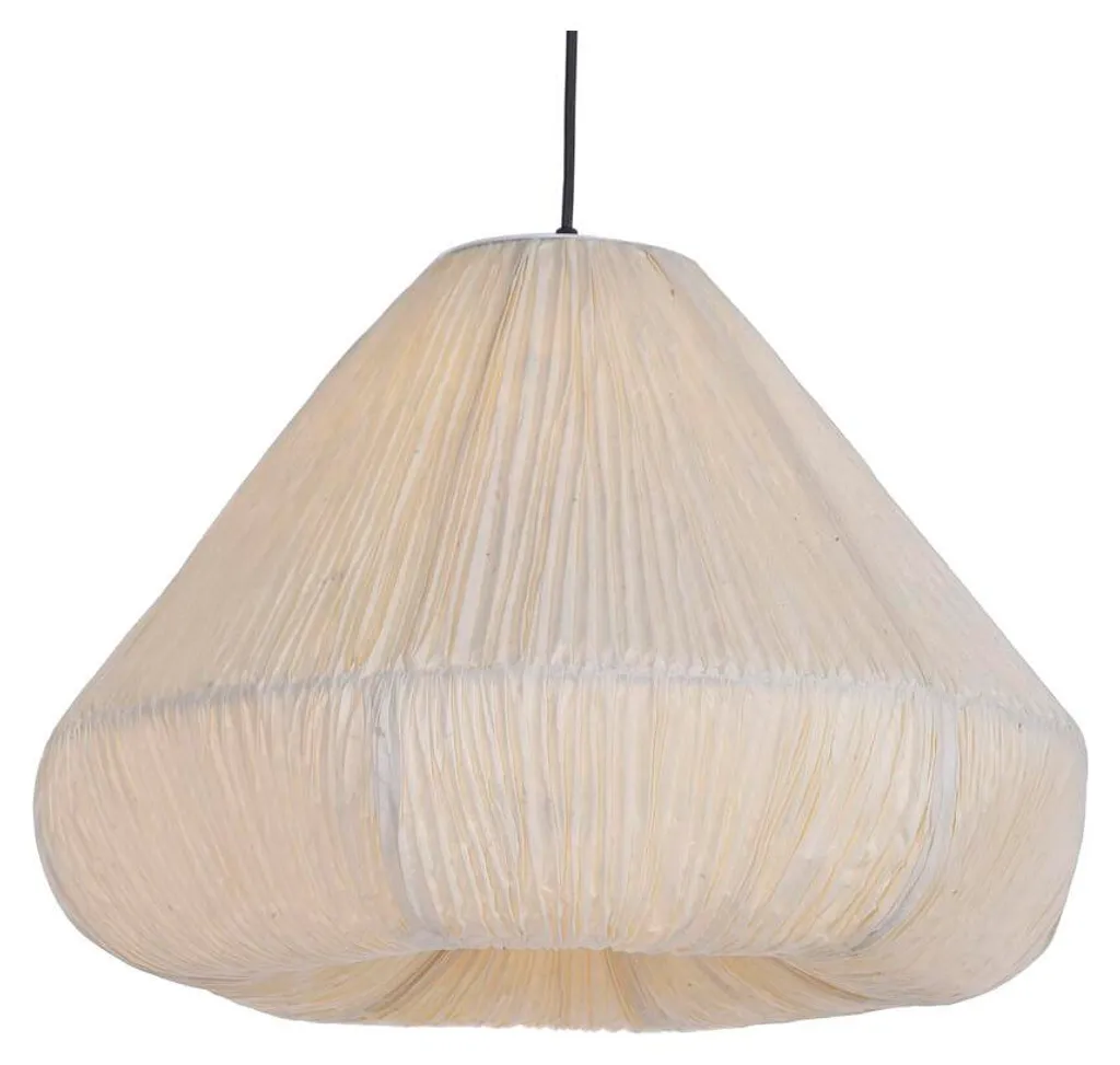 Plafonnier de Salon Moderne ESPRIT Papier Blanc et Acier 49 cm