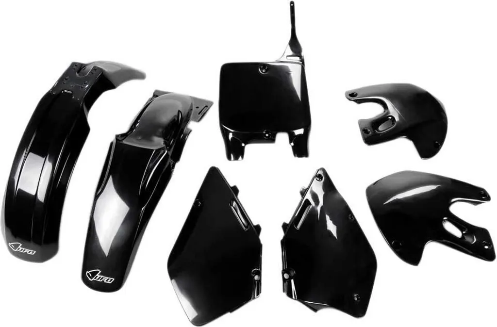 Kit plastique noir haute résistance Suzuki RM 125 250 99-00 Sukit400-001