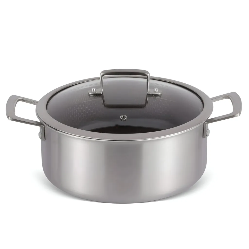 Design & Funzionalità: Pentola 20cm Ceramica 3 Strati Antiaderente