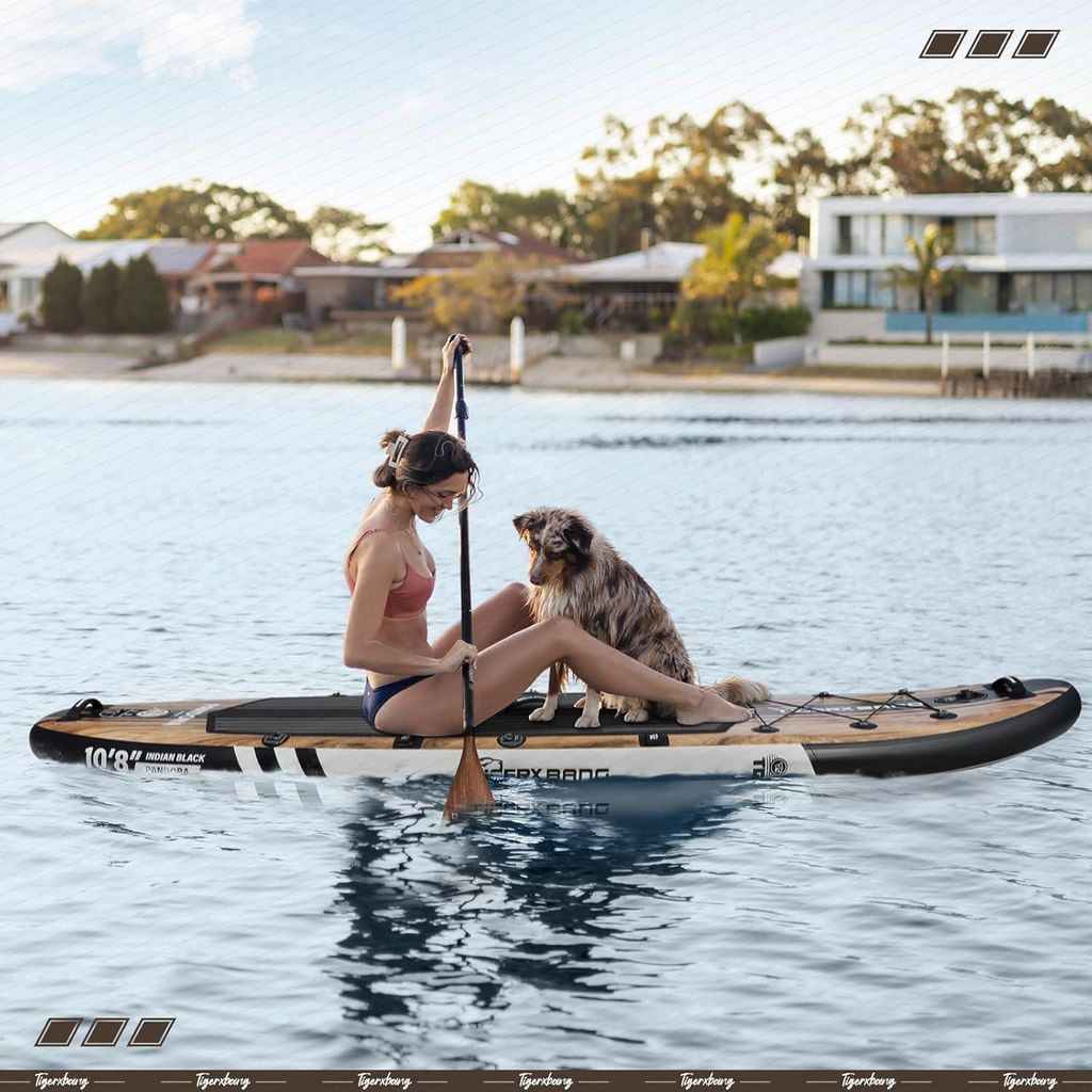 Aufblasbares SUP-Board 330 x 86 cm mit kompletten Zubehör für Erwachsene und Kinder