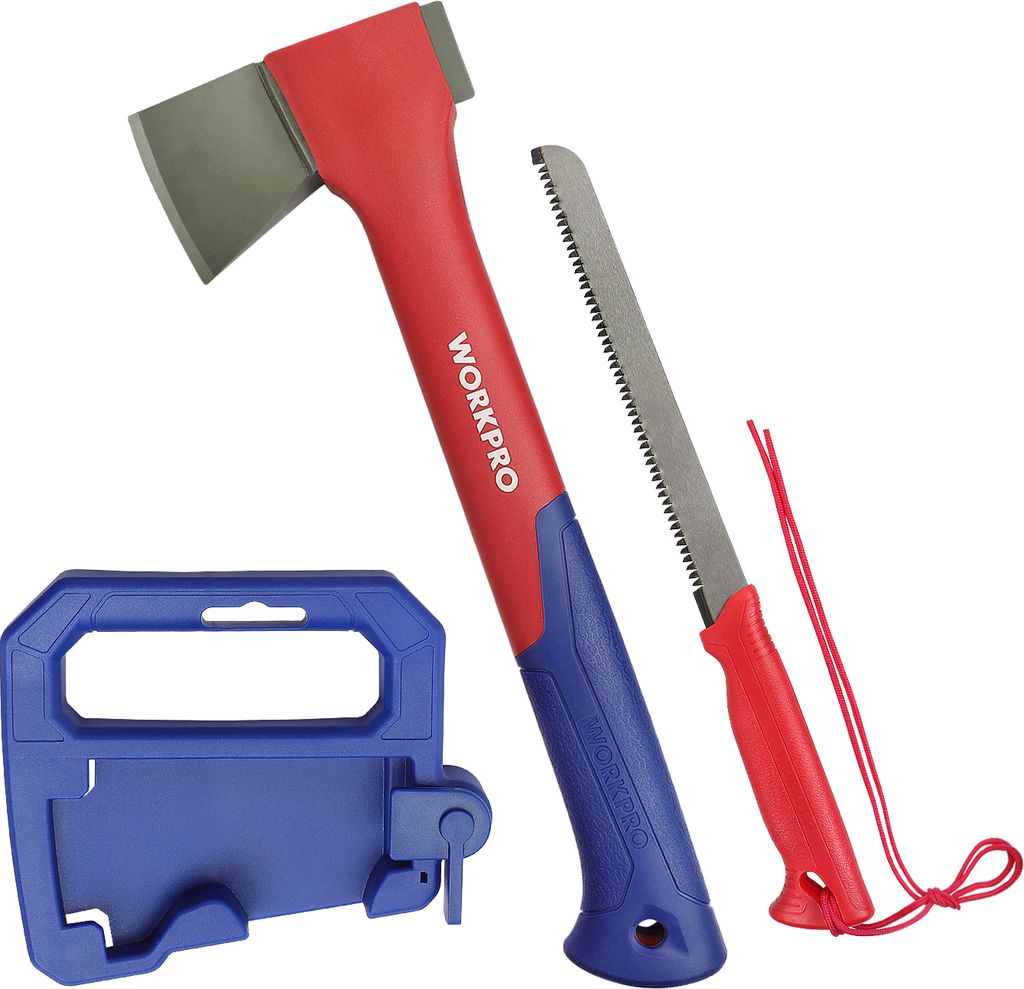 WORKPRO Multifunktionales Outdoor-Axt-Säge-Set mit Produktbild 
