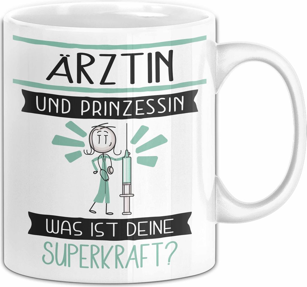 Ärztin Und Prinzessin Tasse Geschenk Für Eine Ärztin Produktbild 