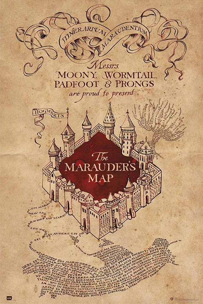 Poster Harry Potter Poudlard Idéal pour Décorer une Chambre ou un Bureau