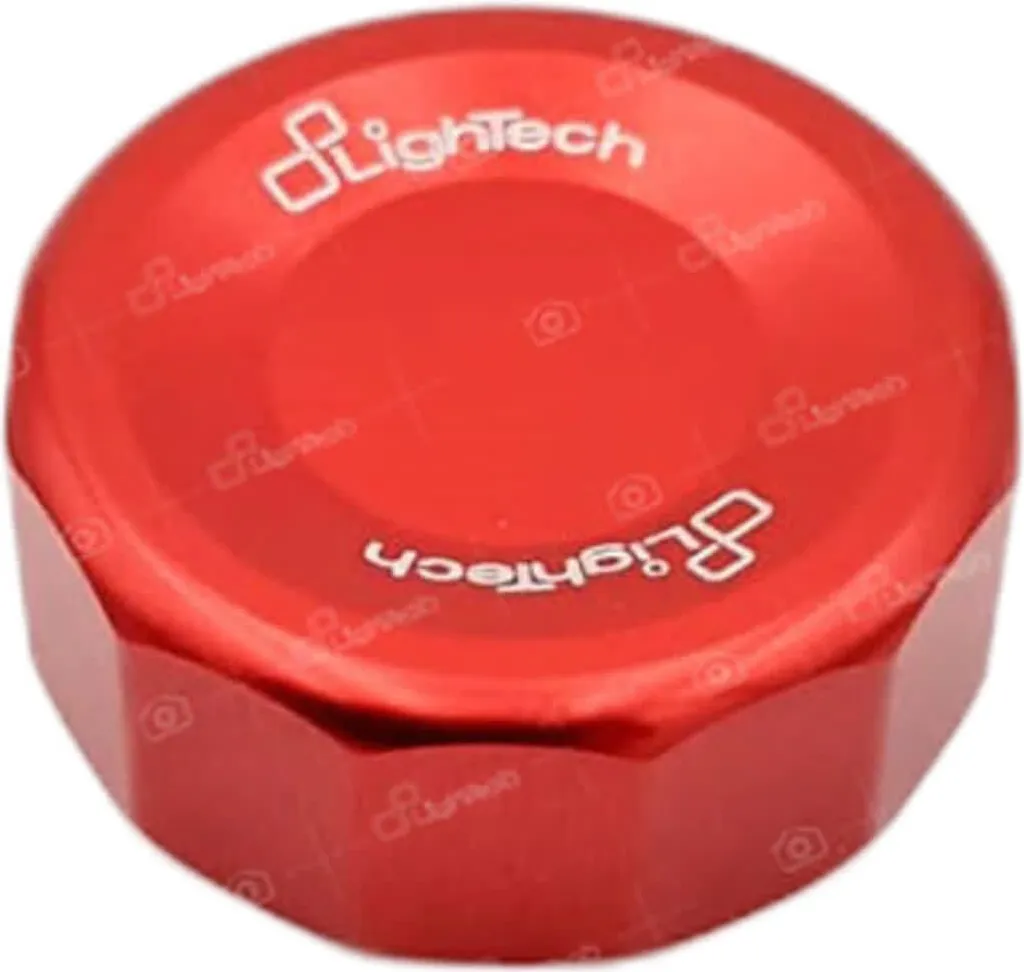 Bouchon de maître-cylindre d'embrayage en alu rouge Kawasaki ZX-6R