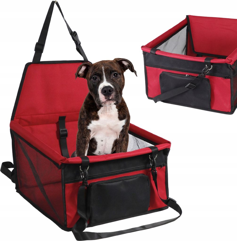 PETSTORY Auto-Transporter für Hunde, schwarz, S/M Produktbild 