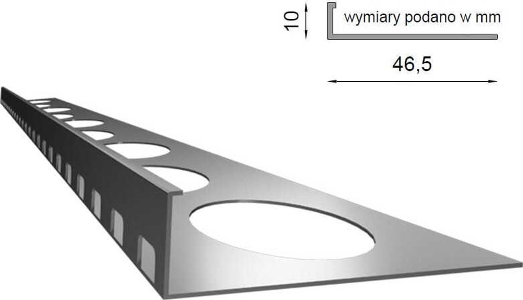 Renoplast Aluminium Treppenstufen-Profil SZ10 Harzboden, Profil 200cm, Alu