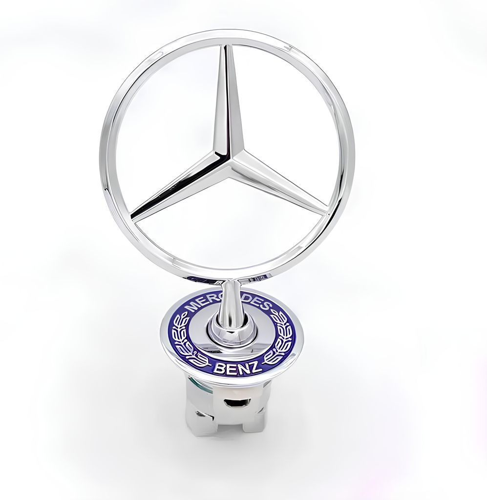 Emblema metallica con incisione Mercedes, elegante Immagine del prodotto 