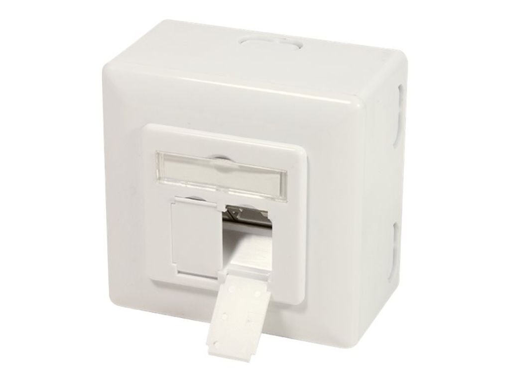 Logilink CAT 6A scatola da superficie e da incasso, Immagine del prodotto 