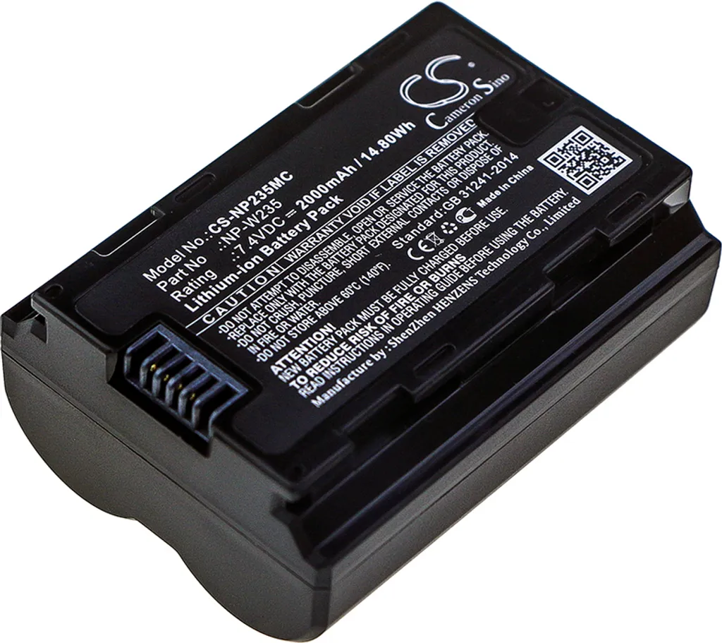 Batteria Ricambio Fujifilm NP-W235 TECHTEK per X-T4 GFX100S
