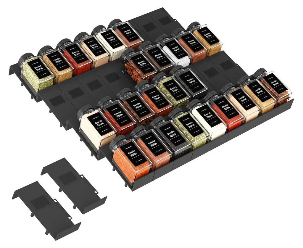 Supporto Spezie Professionale per Cassetti | Rack Cucina Alta Efficienza