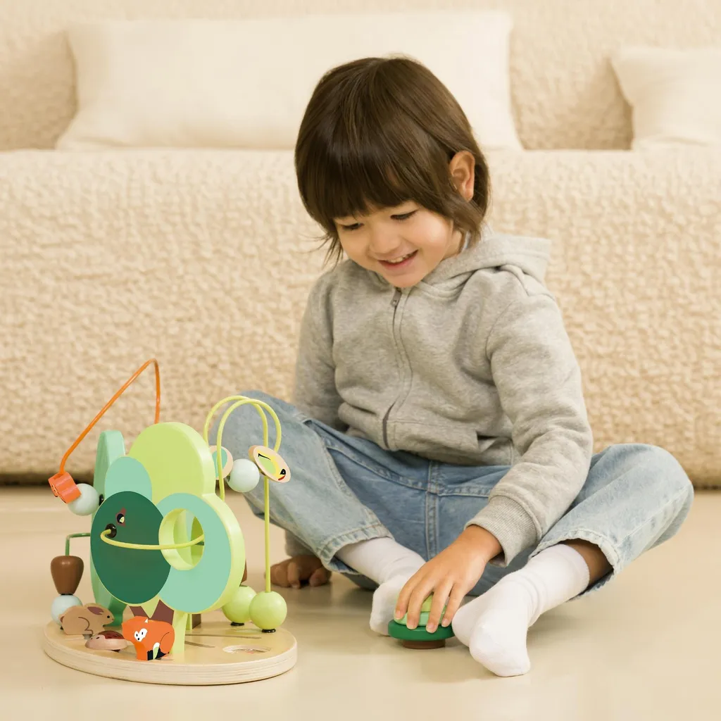 Classic World Labyrinthe Éducatif Forest Life 18m+ Jeu en Bois