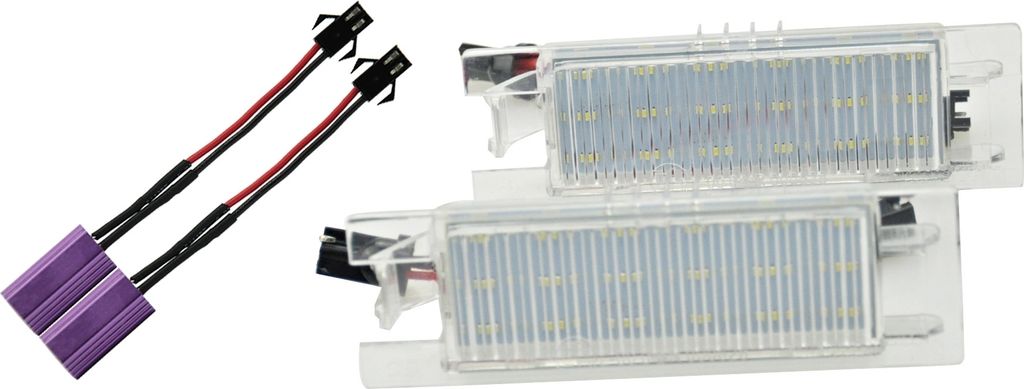 Premium LED SMD Kennzeichenbeleuchtung für Opel Corsa C D / Vectra C