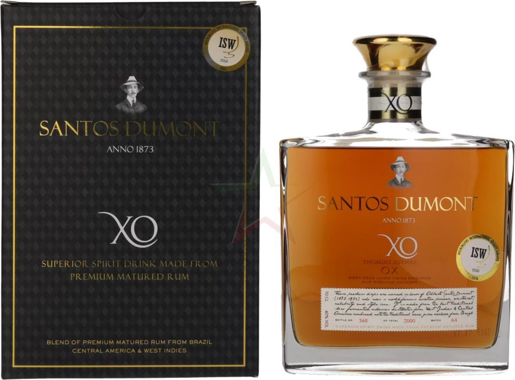 Santos Dumont XO Superior Spirit Drink 40 % 0,70 lt.