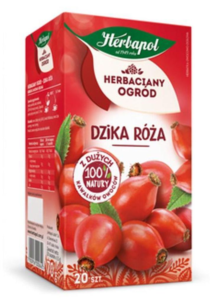 Herbapol Hagebutte Tee 20 sachets de thé - Thé aux fruits Image du produit 
