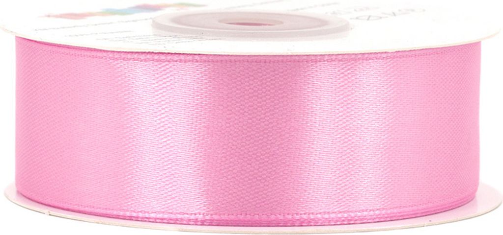Satinband 25mm x 25m Rolle Rosa
